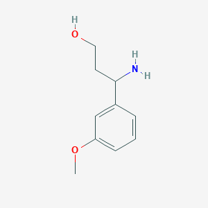 3-Amino-3-(3-methoxyphenyl)propan-1-ol