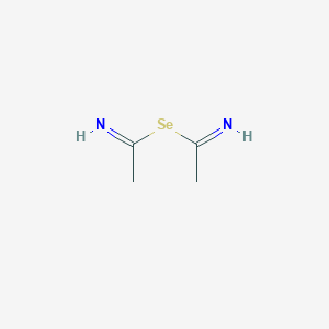 molecular formula C4H8N2Se B14551801 Ethanimidoyl ethanimidoselenoate CAS No. 61945-94-6
