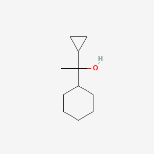 B1455182 1-Cyclohexyl-1-cyclopropylethan-1-ol CAS No. 851779-49-2