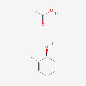 molecular formula C9H16O3 B14551877 acetic acid;(1S)-2-methylcyclohex-2-en-1-ol CAS No. 62247-43-2