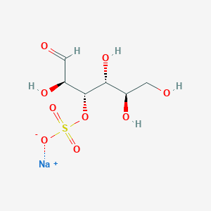 molecular formula C6H11NaO9S B1455196 D-Glucose 3-sulfate sodium salt CAS No. 89830-83-1