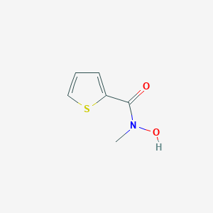 molecular formula C6H7NO2S B145520 N-hydroxy-N-methylthiophene-2-carboxamide CAS No. 133808-08-9