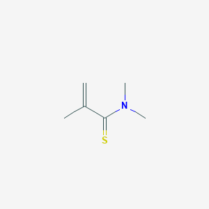 molecular formula C6H11NS B14552004 2-Propenethioamide, N,N,2-trimethyl- CAS No. 61796-17-6