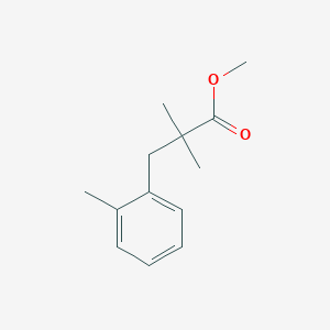 molecular formula C13H18O2 B1455205 2,2-二甲基-3-(邻甲苯基)丙酸甲酯 CAS No. 1363210-14-3