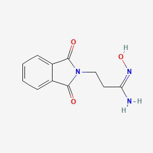 (1E)-3-(1,3-Dioxo-1,3-dihydro-2H-isoindol-2-yl)-N'-hydroxypropanimidamide