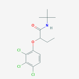 molecular formula C14H18Cl3NO2 B14552118 N-tert-Butyl-2-(2,3,4-trichlorophenoxy)butanamide CAS No. 61994-04-5