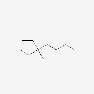 molecular formula C12H26 B14552217 3-Ethyl-3,4,5-trimethylheptane CAS No. 62198-78-1