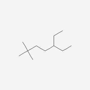 molecular formula C11H24 B14552282 5-Ethyl-2,2-dimethylheptane CAS No. 62016-47-1