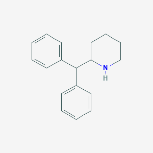 molecular formula C₈H₂₁N B145523 2-Diphenylmethylpiperidine CAS No. 519-74-4