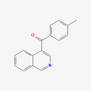molecular formula C17H13NO B1455236 4-(4-Methylbenzoyl)isoquinoline CAS No. 1187169-56-7