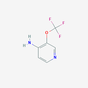 molecular formula C6H5F3N2O B1455238 3-(三氟甲氧基)吡啶-4-胺 CAS No. 827586-90-3