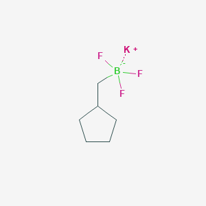 molecular formula C6H11BF3K B1455239 环戊基甲基三氟硼酸钾 CAS No. 331282-37-2