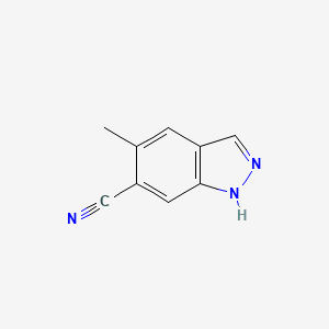 6-Cyano-5-methyl 1H-indazole