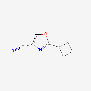 2-Cyclobutyl-1,3-oxazole-4-carbonitrile