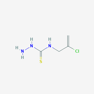 molecular formula C4H8ClN3S B14552501 N-(2-Chloroprop-2-en-1-yl)hydrazinecarbothioamide CAS No. 61784-83-6