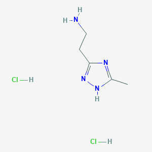 2-(5-Methyl-4H-[1,2,4]triazol-3-YL)-ethylamine dihydrochloride