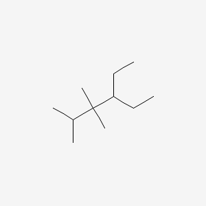 molecular formula C11H24 B14552544 4-Ethyl-2,3,3-trimethylhexane CAS No. 61868-78-8