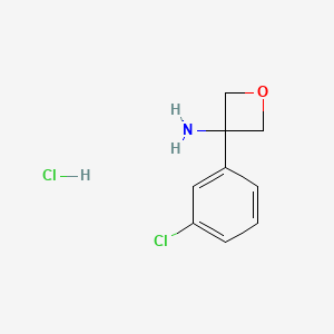 3-(3-Chlorophenyl)oxetan-3-amine hydrochloride