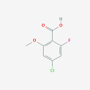 4-Chloro-2-fluoro-6-methoxybenzoic acid