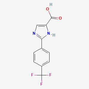 2-[4-(trifluoromethyl)phenyl]-1H-imidazole-5-carboxylic acid