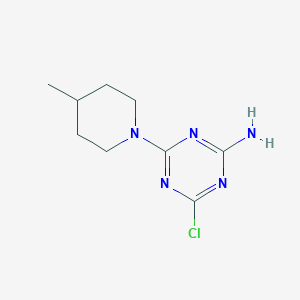 4-Chloro-6-(4-methyl-1-piperidinyl)-1,3,5-triazin-2-amine