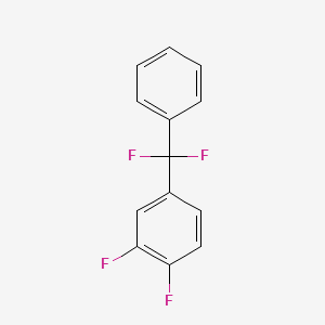 B1455285 4-(Difluorophenylmethyl)-1,2-difluorobenzene CAS No. 1204295-62-4