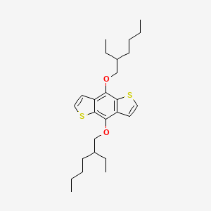 molecular formula C26H38O2S2 B1455289 4,8-双((2-乙基己基)氧基)苯并[1,2-b:4,5-b']二噻吩 CAS No. 1160823-77-7