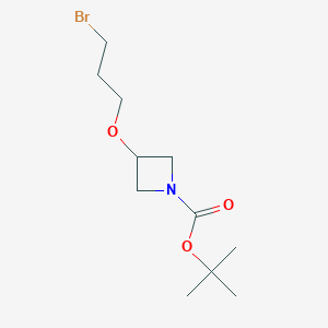 B1455295 tert-Butyl 3-(3-bromopropoxy)azetidine-1-carboxylate CAS No. 1221715-93-0
