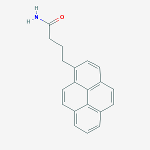 molecular formula C20H17NO B014553 1-Pyrenebutanamide CAS No. 71942-36-4