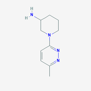 molecular formula C10H16N4 B1455301 1-(6-Methylpyridazin-3-yl)piperidin-3-amine CAS No. 1251074-23-3