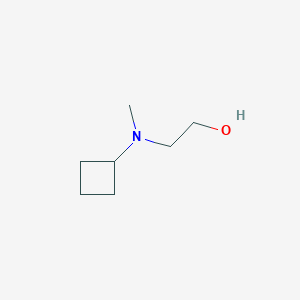 molecular formula C7H15NO B1455304 2-[Cyclobutyl(methyl)amino]ethan-1-ol CAS No. 1383452-42-3