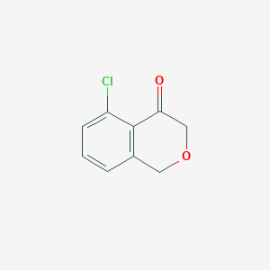 molecular formula C9H7ClO2 B1455306 5-氯-4-异色满酮 CAS No. 1260859-00-4