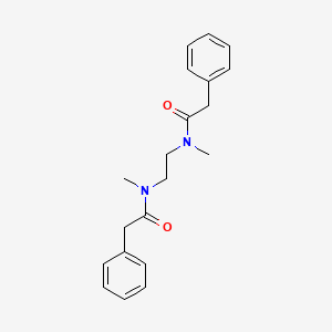 molecular formula C20H24N2O2 B14553074 N,N'-(Ethane-1,2-diyl)bis(N-methyl-2-phenylacetamide) CAS No. 61797-46-4