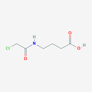 molecular formula C6H10ClNO3 B1455308 4-(2-Chloroacetamido)butanoic acid CAS No. 649556-05-8