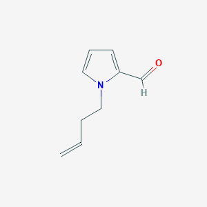 molecular formula C9H11NO B145531 1-(3-Butenyl)-1H-pyrrole-2-carbaldehyde CAS No. 135192-15-3