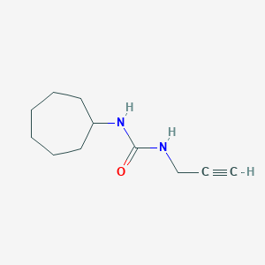 molecular formula C11H18N2O B1455311 1-Cycloheptyl-3-(prop-2-yn-1-yl)urea CAS No. 1311925-76-4