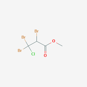 molecular formula C4H4Br3ClO2 B14553111 Methyl 2,3,3-tribromo-3-chloropropanoate CAS No. 61905-34-8