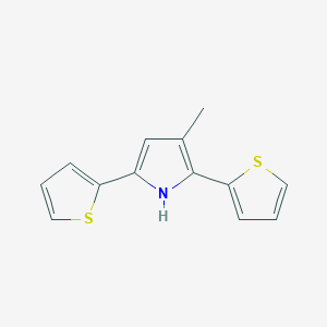 molecular formula C13H11NS2 B1455320 3-Methyl-2,5-dithienylpyrrole CAS No. 220655-13-0