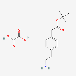 molecular formula C16H23NO6 B1455325 Tert-butyl [4-(2-amino-ethyl)-phenyl]-acetate oxalate CAS No. 1187930-62-6