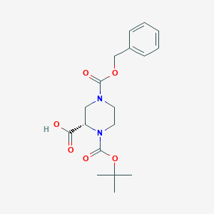 (S)-N-1-Boc-N-4-Cbz-2-piperazine carboxylic acid