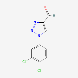 1-(3,4-dichlorophenyl)-1H-1,2,3-triazole-4-carbaldehyde