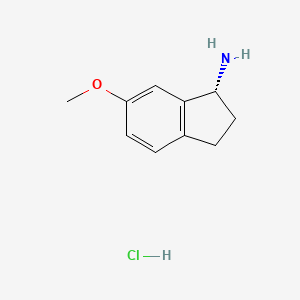 (R)-6-Methoxy-2,3-dihydro-1H-inden-1-amine hydrochloride