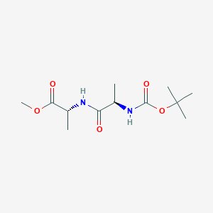 (R)-Methyl 2-((R)-2-((tert-butoxycarbonyl)amino)propanamido)propanoate