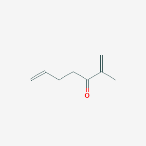 molecular formula C8H12O B14553420 2-Methylhepta-1,6-dien-3-one CAS No. 61737-83-5