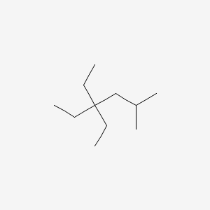 molecular formula C11H24 B14553456 4,4-Diethyl-2-methylhexane CAS No. 61868-69-7