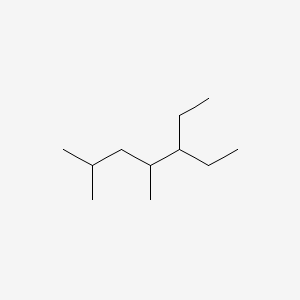 molecular formula C11H24 B14553545 5-Ethyl-2,4-dimethylheptane CAS No. 61868-26-6