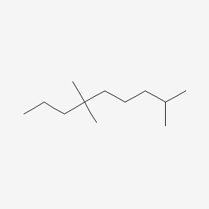 molecular formula C12H26 B14553554 2,6,6-Trimethylnonane CAS No. 62184-15-0