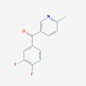 5-(3,4-Difluorobenzoyl)-2-methylpyridine