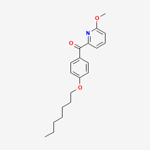molecular formula C20H25NO3 B1455364 2-(4-Heptyloxybenzoyl)-6-methoxypyridine CAS No. 1187165-27-0