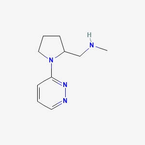 Methyl({[1-(pyridazin-3-yl)pyrrolidin-2-yl]methyl})amine